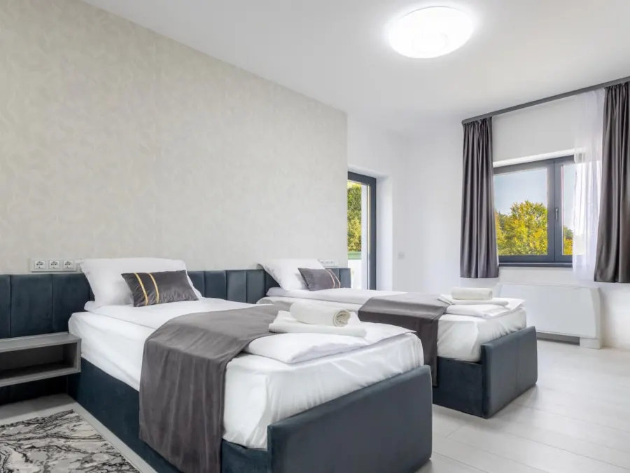 Dormitor cu paturi separate